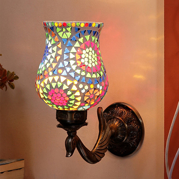 Wall Lamp - Riva Retro Mosaic Wall Lamp