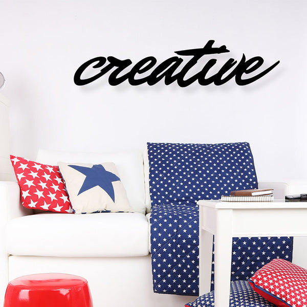 Wall Accents - Creative Typography Wall Art