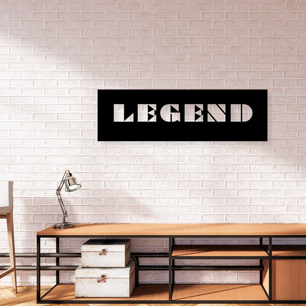 Wall Accents - Legend Typography Wall Art