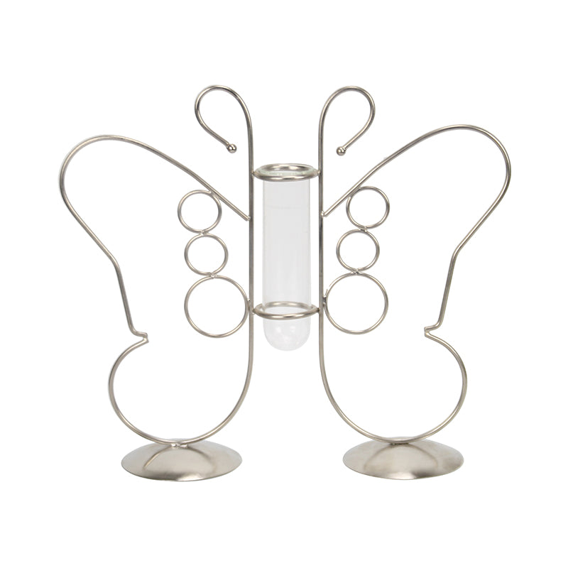 Buy Nector Glow Test Tube Planter - Silver Vase from Vaaree