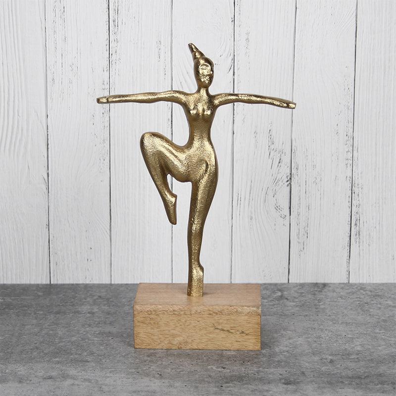 Buy Prima Ballerina Showpiece - Gold Showpieces from Vaaree