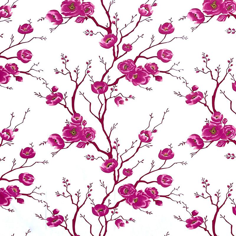 Buy Helio Floral Curtain (Pink) - Set Of Three Curtains from Vaaree