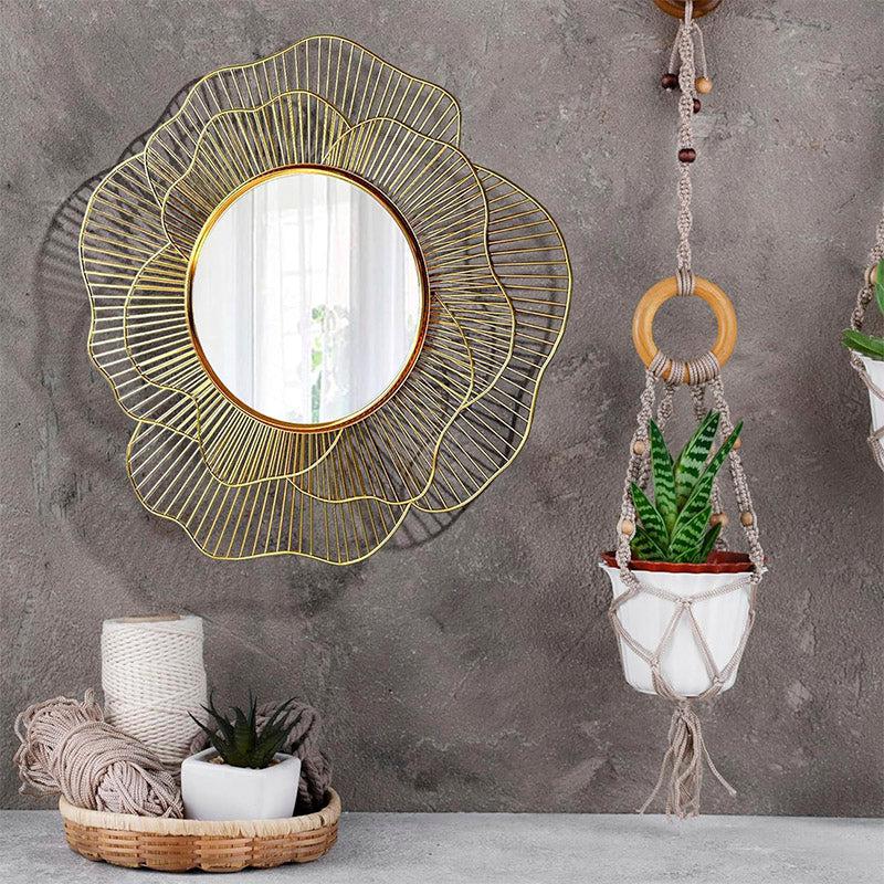 Buy Floro Finesse Wall Mirror Wall Mirror from Vaaree