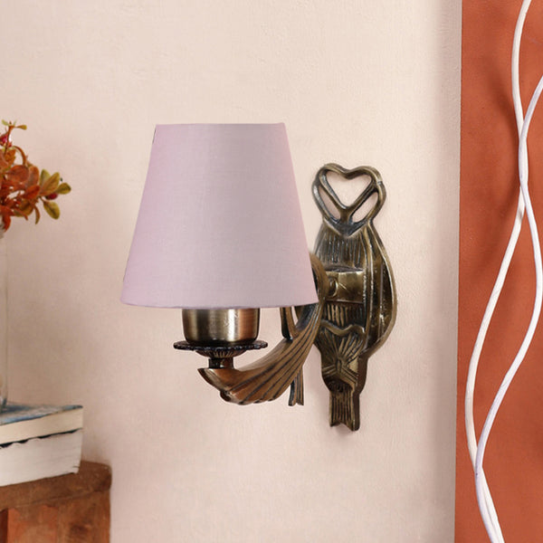 Buy Love Gleam Atva Conical Wall Lamp - Grey Wall Lamp from Vaaree