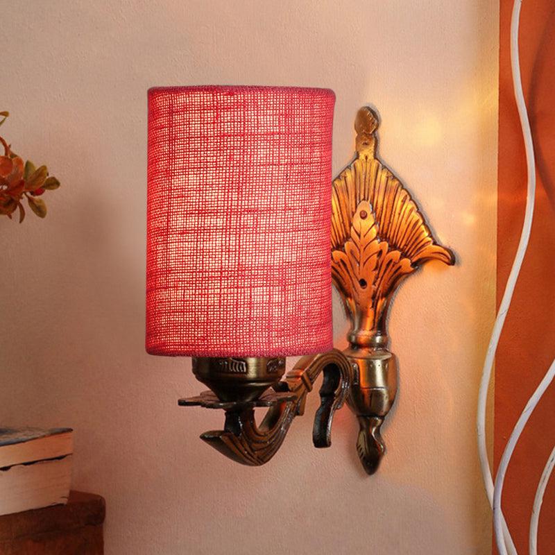 Buy Magda Masique Cylindrical Wall Lamp - Pink Wall Lamp from Vaaree