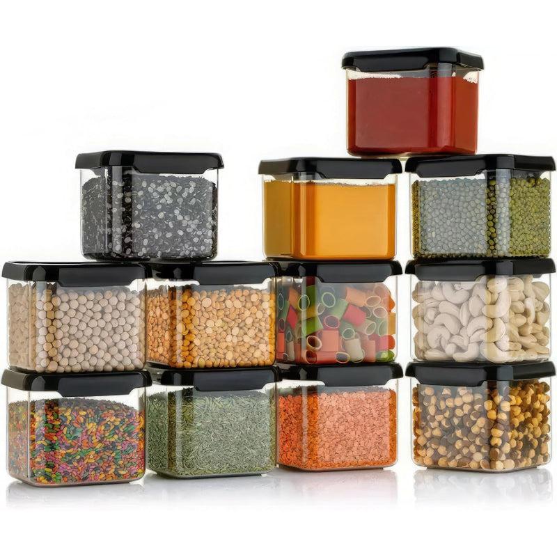 Buy Tomo Airtight Storage Jar (500 ML) - Set Of Eight Container from Vaaree