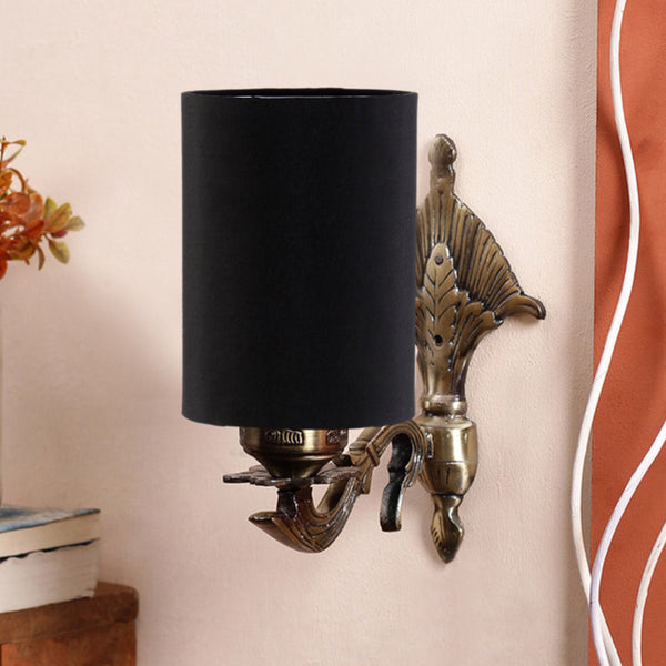 Wall Lamp - Magda Masique Cylindrical Wall Lamp - Black