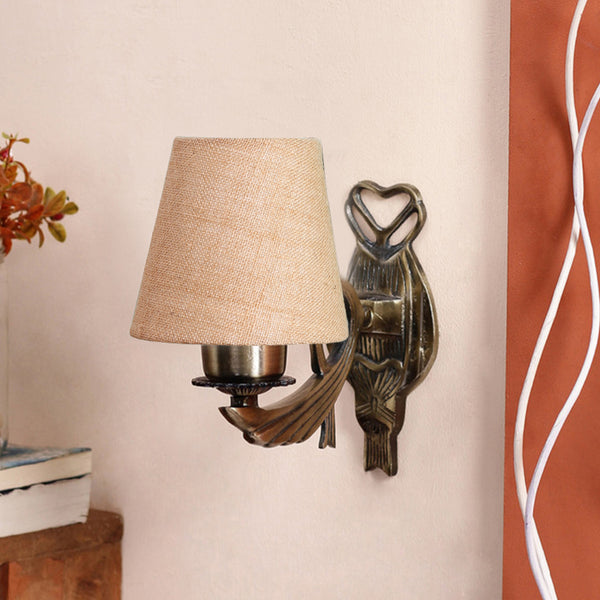 Wall Lamp - Love Gleam Atva Conical Wall Lamp - Beige