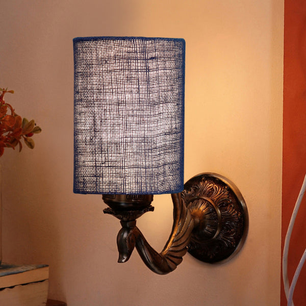 Wall Lamp - Amro Retro Cylindrical Wall Lamp - Blue