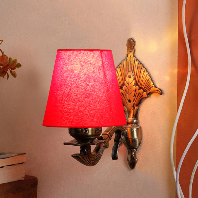 Wall Lamp - Magda Masique Conical Wall Lamp - Red