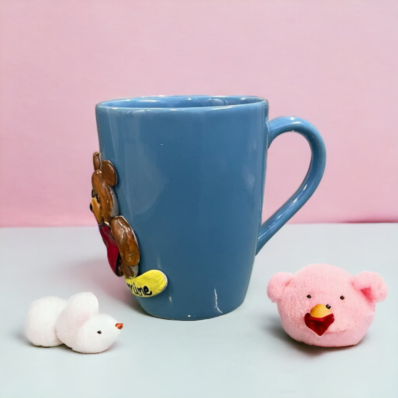 Mug & Tea Cup - Teddy Brew Ceramic Mug - 330 ML