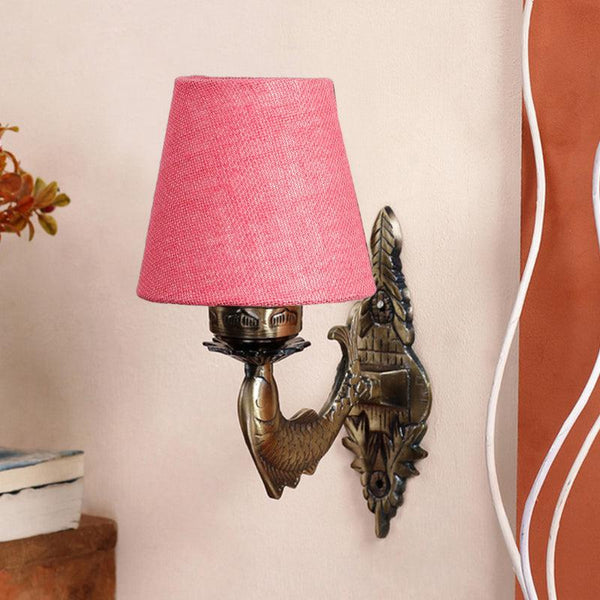 Buy Ziada Stiva Conical Wall Lamp - Pink Wall Lamp from Vaaree