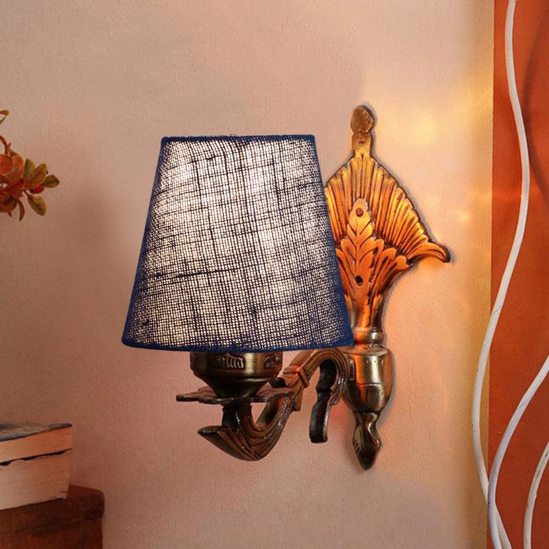 Buy Magda Masique Conical Wall Lamp - Blue Wall Lamp from Vaaree