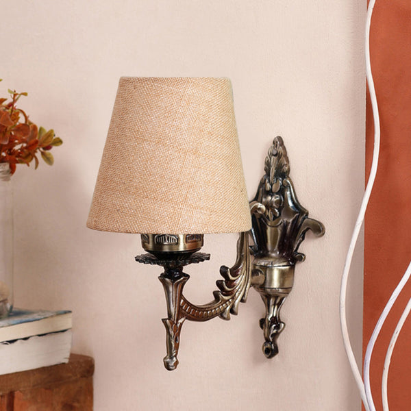 Buy Vista Edrel Conical Wall Lamp - Beige Wall Lamp from Vaaree