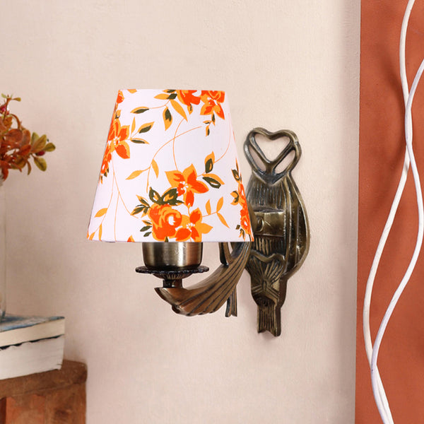 Wall Lamp - Love Gleam Atva Ibis Flora Conical Wall Lamp