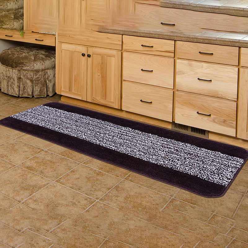 Buy Marvis Anti Skid Runner Rug - Black Runner Rug from Vaaree