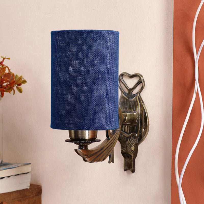 Wall Lamp - Love Gleam Atva Cylindrical Wall Lamp - Blue