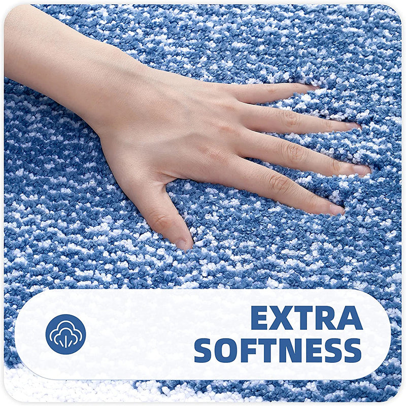 Buy Luxe Anti Skid Bath Mat - Light Blue Bath Mats from Vaaree