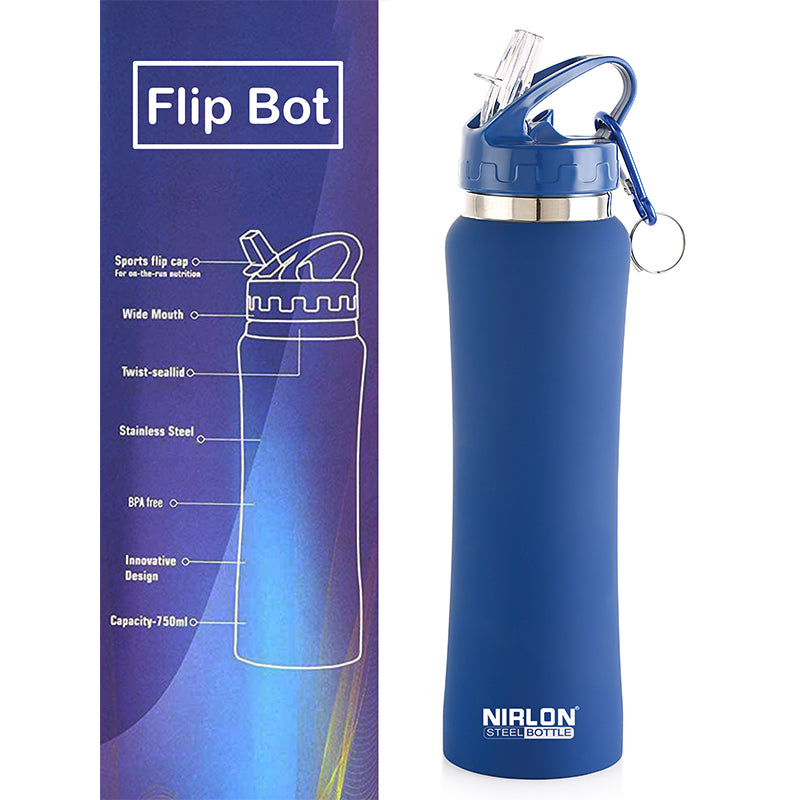 Buy Valento Sipper Water Bottle (Blue) - 750 ML Sipper from Vaaree