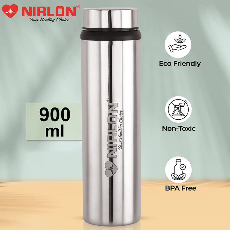 Buy Lorta Stainless Steel Water Bottle - 900 ML Bottle from Vaaree