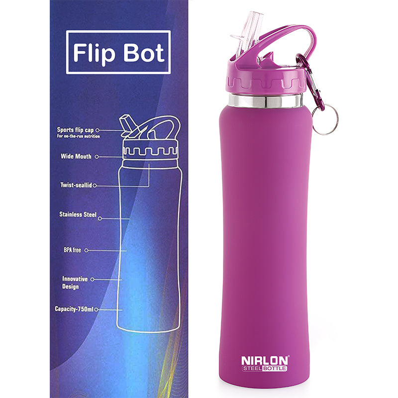 Buy Valento Sipper Water Bottle (Violet) - 750 ML Sipper from Vaaree