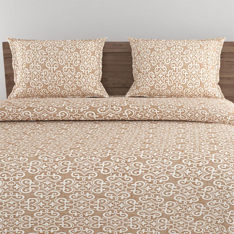 Buy Daksha Ethnic Bedding Set - Brown Bedding Set from Vaaree