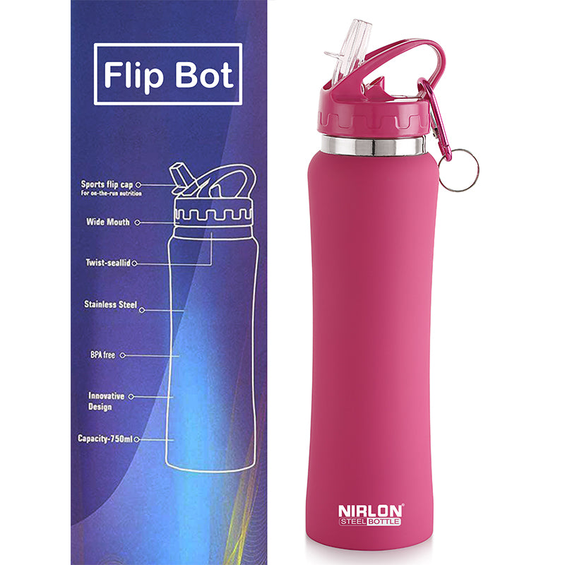 Buy Valento Sipper Water Bottle (Pink) - 750 ML Sipper from Vaaree