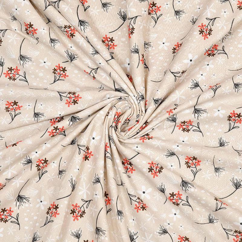 Buy Reco Floral Reversible Dohar - Beige Dohars from Vaaree