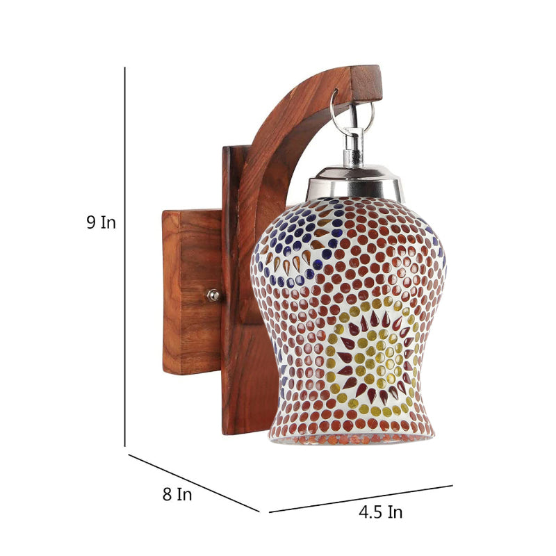 Wall Lamp - Riva Floral Forma Mosaic Wall Lamp