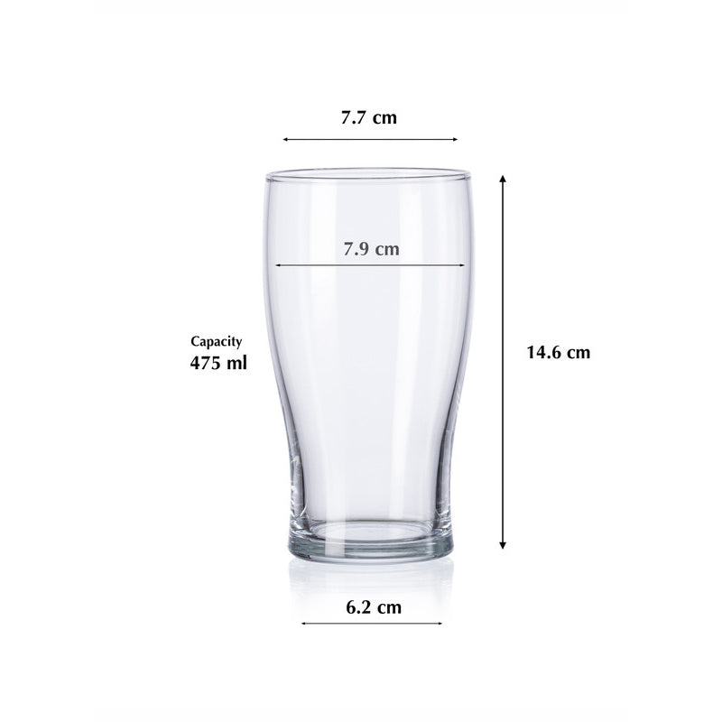 Drinking & Juice Glasses - Perry Party Glass (475 ML) - Set Of Two