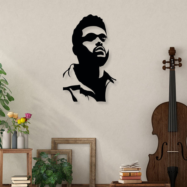 Wall Accents - Weeknd Black Wall Art