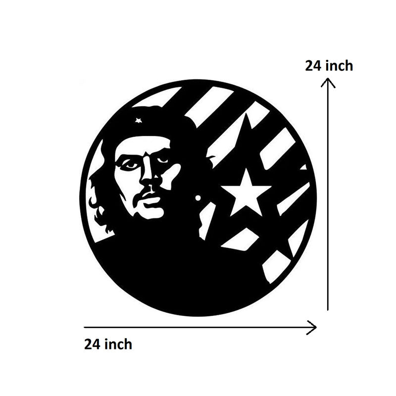 Buy Che Guevara Black Wall Art Wall Accents from Vaaree