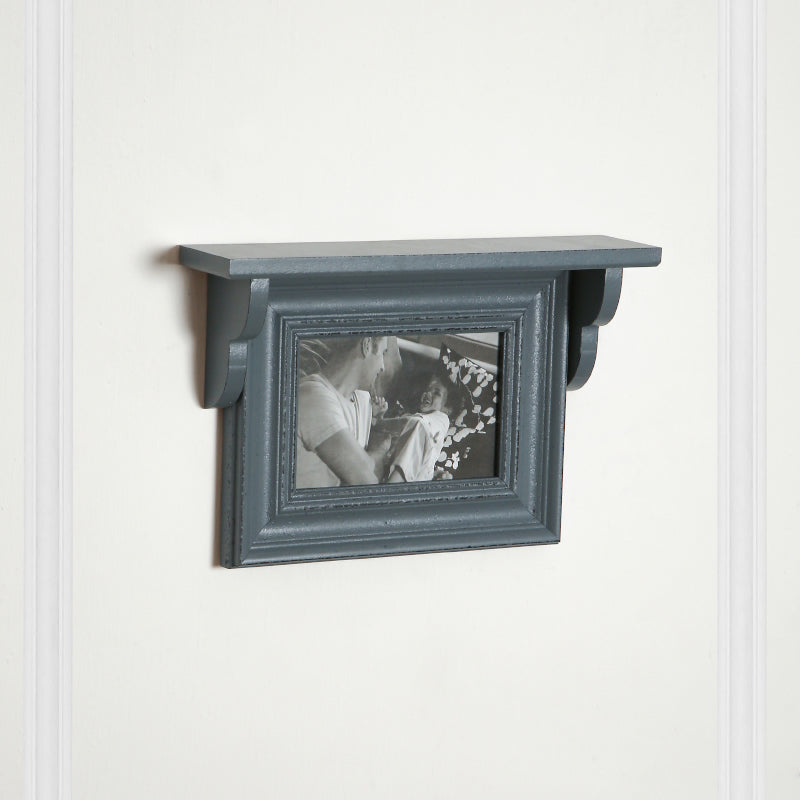 Photo Frames - Meso Photo Frame With Wall Shelf - Grey