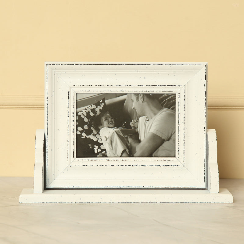 Buy Meso Photo Frame With Wall Shelf - White Photo Frames from Vaaree