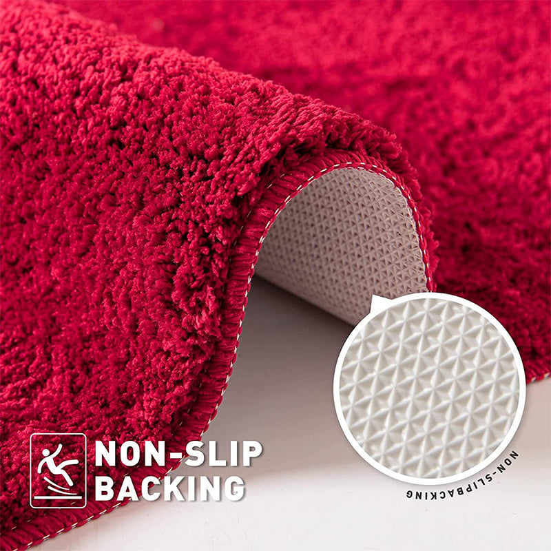 Buy Lois Anti Skid Bath Mat - Red Bath Mats from Vaaree