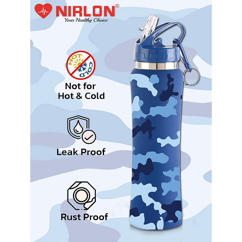 Buy Army Blue Sipper Water Bottle - 750 ML Sipper from Vaaree