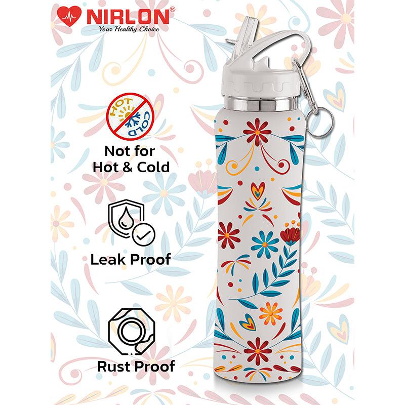 Buy Stella Flora Sipper Water Bottle (White) - 750 ML Sipper from Vaaree