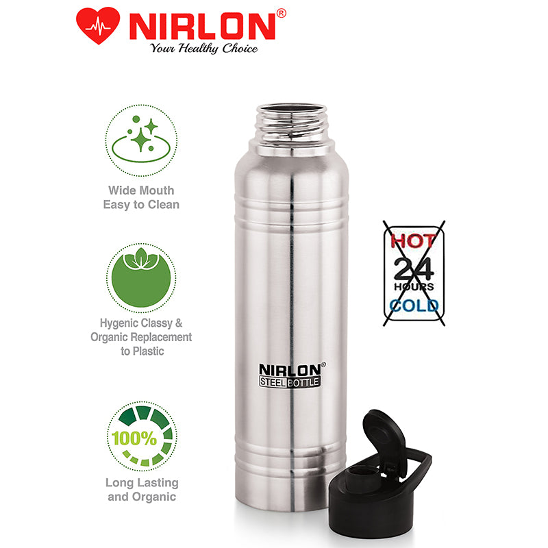 Buy Rusca Stainless Steel Water Bottle - 1000 ML Bottle from Vaaree