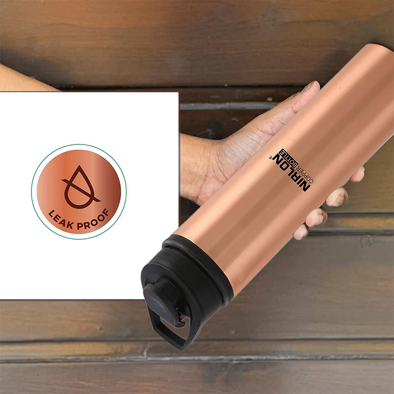 Buy Sabella Copper Water Bottle - 1000 ML Bottle from Vaaree