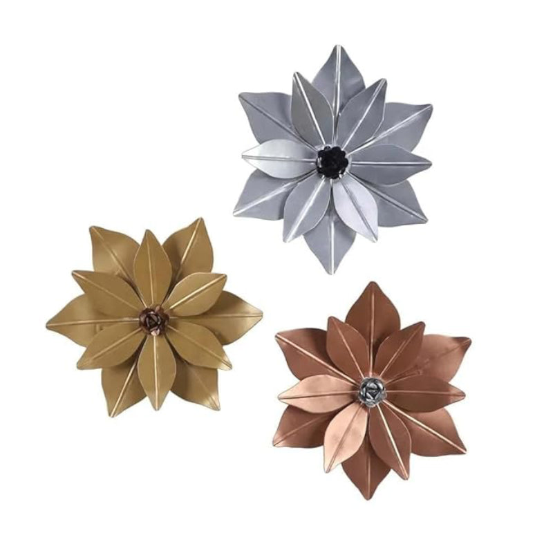 Wall Accents - Kia Floral Wall Art - Set Of Three