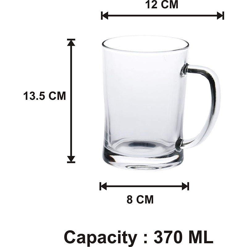 Beer Mug - Java Beer Mug (370 ML) - Set Of Two