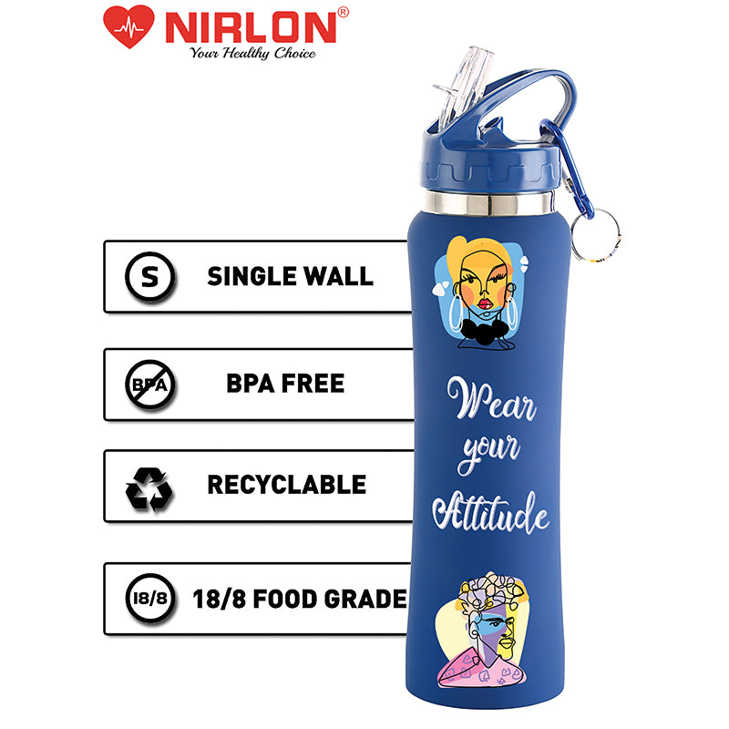 Buy Wear Your Attitude Sipper Water Bottle - 750 ML Sipper from Vaaree