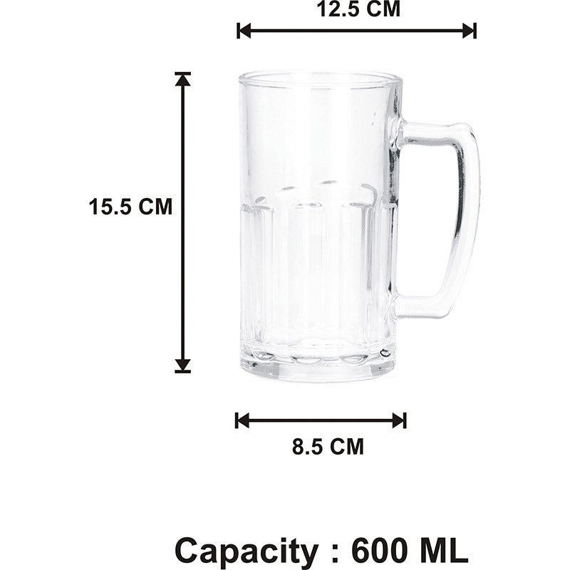 Buy Lukyan Beer Mug - 600 ML Beer Mug from Vaaree