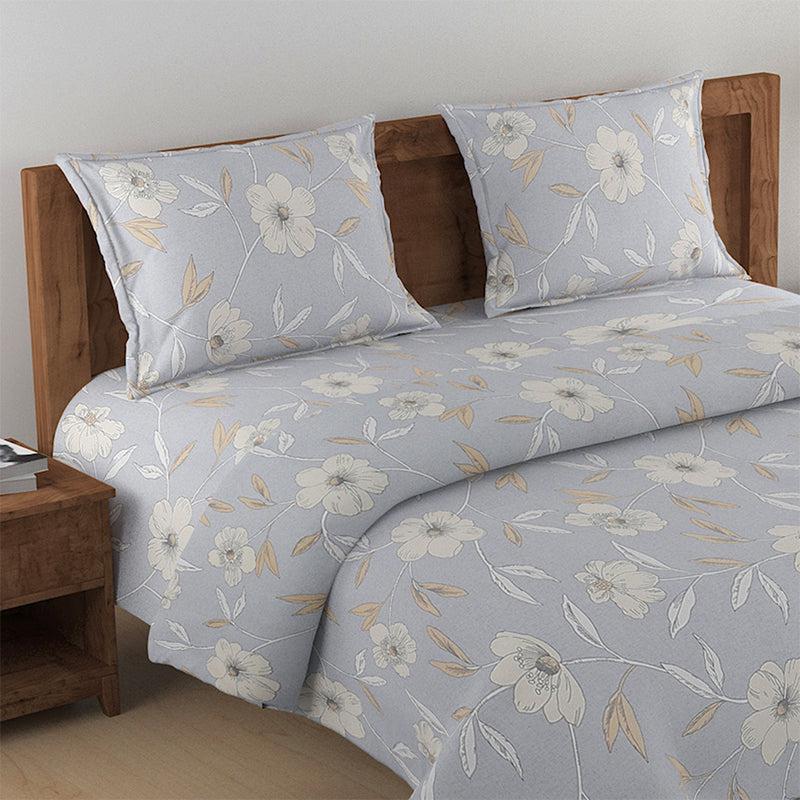 Buy Aster Floral Bedding Set - Purple Bedding Set from Vaaree