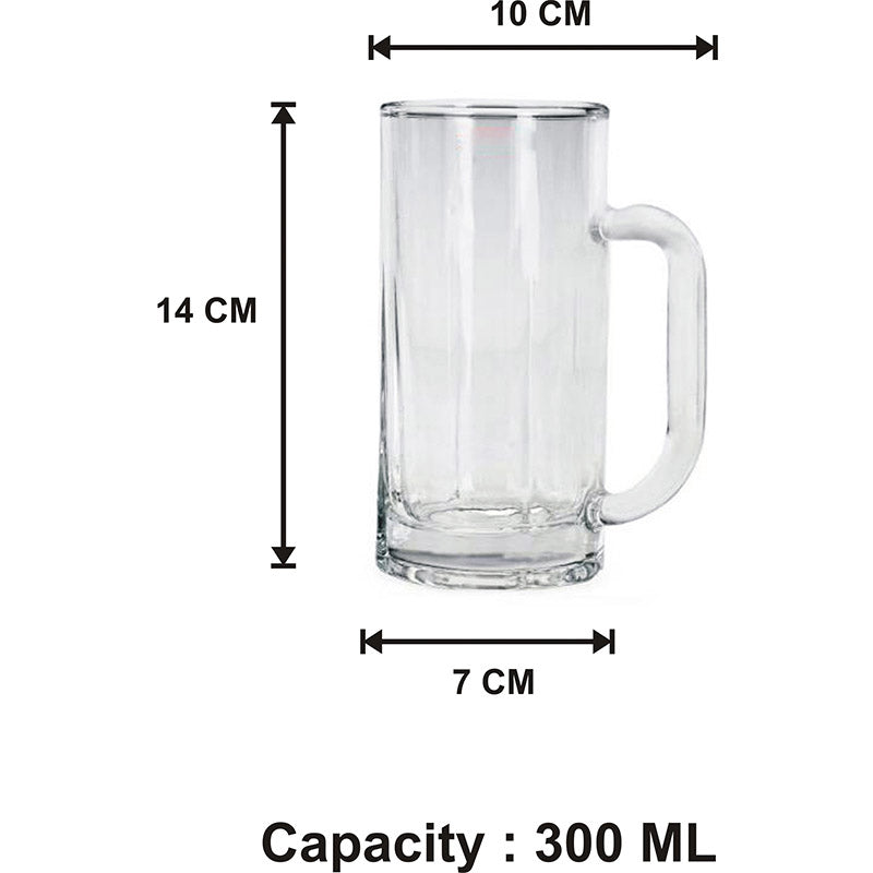 Buy Kanva Beer Mug (300 ML) - Set Of Six Beer Mug from Vaaree