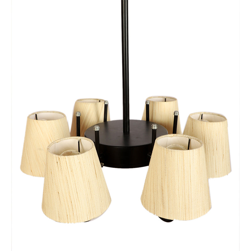 Ceiling Lamp - Viya Conical Chandelier - Off White