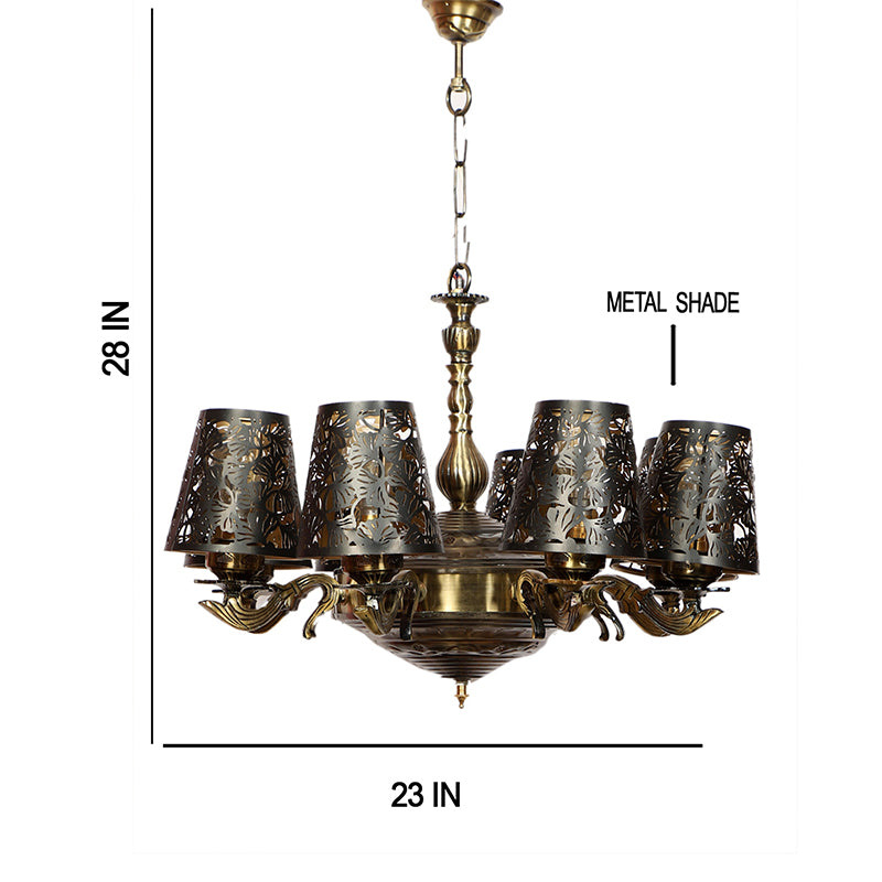 Ceiling Lamp - Bloomy Etched Vilona Chandelier