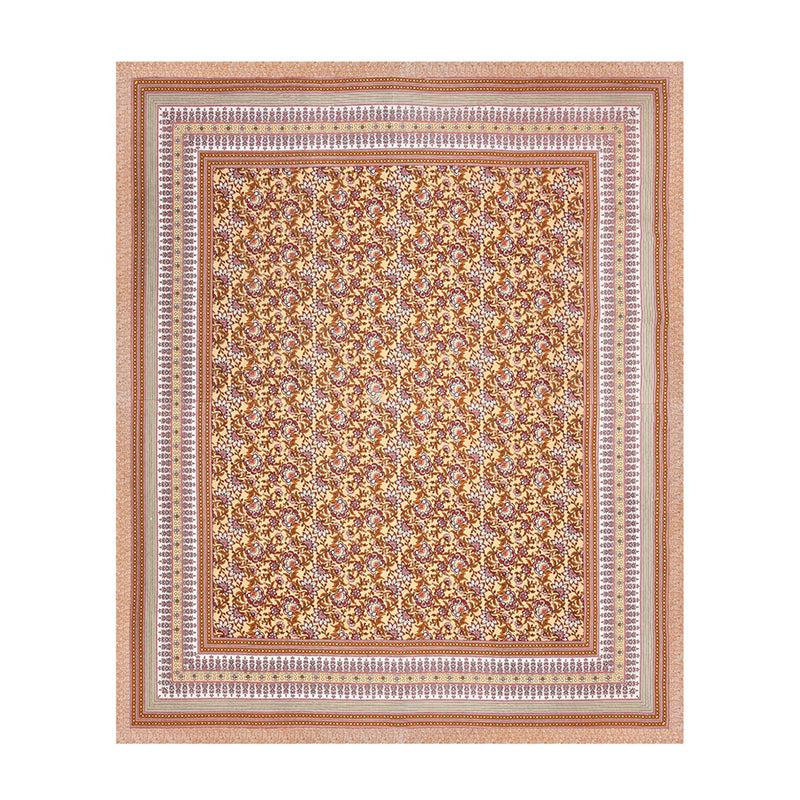 Buy Kedar Ethnic Bedsheet - Beige Bedsheets from Vaaree