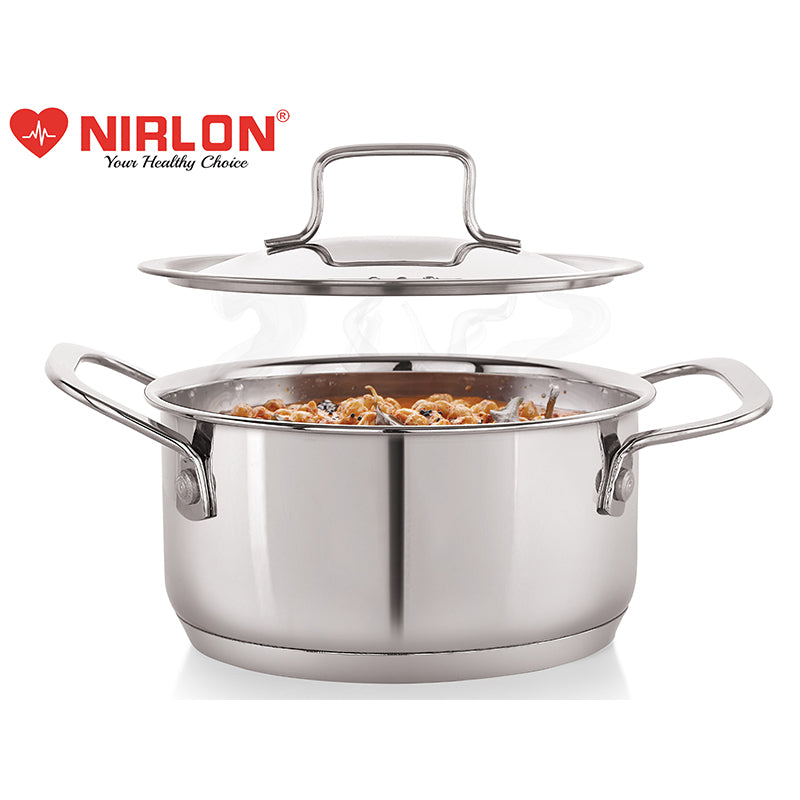 Buy Nirlon Cooking Pot With Lid - 1600 ML/6 Inches Cooking Pot from Vaaree