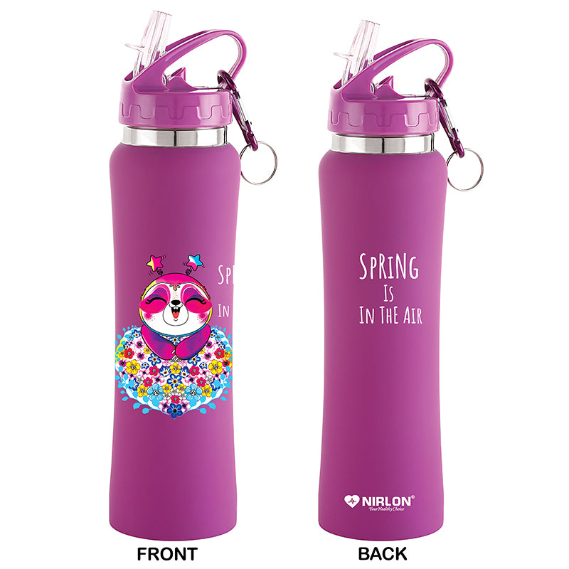 Buy Lavender Teddy Sipper Water Bottle - 750 ML Sipper from Vaaree